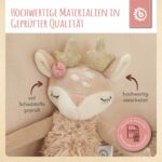 Bieco Kuscheltier Reh Ella mit Rassel | BMonate Stofftier Baby Plüschtier Reh rentier – Bild 4